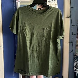 Army Green Pocket T-Shirt